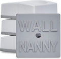 Wall Nanny Mini baby gate wall protector front view in white