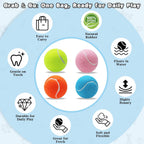 Magicorange durable pet tennis balls in hand