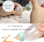 Doggiema pet nursing kit displaying three sizes of food-grade silicone nipples.