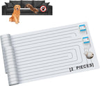 SEERWAY Scat Pet Shock Mat 2 Pieces, Shock Pads for Dogs and Cats Training Indoor, Electric Repellent Mat Keeps Pets Off Couch, Sofa, Countertop, 3 Modes, 2 Pieces Same Size, Battery Operated - Image 11