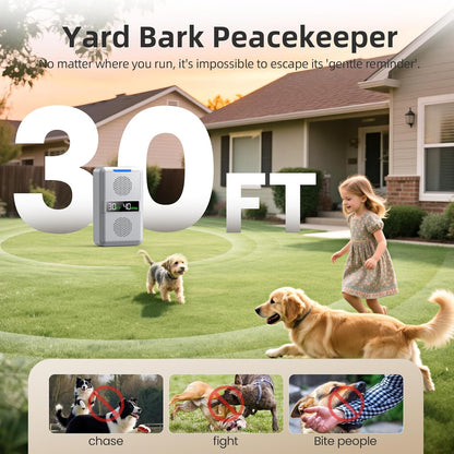 Aozoom ultrasonic dog deterrent device with digital screen display