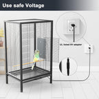 Fenocran indoor bird heater pad lifestyle setup