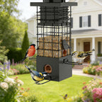 Metal Squirrel Proof Bird Feeder,2.5LB Capacity,Easy Refill & Clean - Image 8