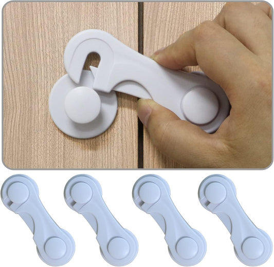 KongNai baby safety cabinet locks 4 pack front view