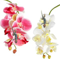 Chuangdi artificial phalaenopsis orchid front view terrarium plant