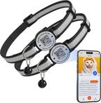 Breakaway Cat Collar with Safety Bell & Reflective Strips | QR Code ID Tag & Name Plate | Adjustable for Kittens Pink - Image 13