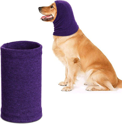 Quiet Ears for Dogs, Rbenxia 1 Piece Dog Ear Cover Hoodies Dog Ear Muffs Headband Noise Ear Protection Warm Winter Ear Scarf (Grey, Small) - Image 9