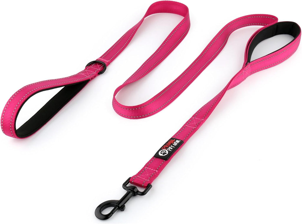 Primal Pet Gear Dog Leash 6ft Long,Traffic Padded Two Handle,Heavy Duty,Reflective Double Handles Lead for Control Safety Training,Leashes for Large Dogs or Medium Dogs,Dual Handles Leads(Black) - Image 10