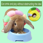 Lightweight cat healing collar showing the soft polypropylene cotton inner filling.