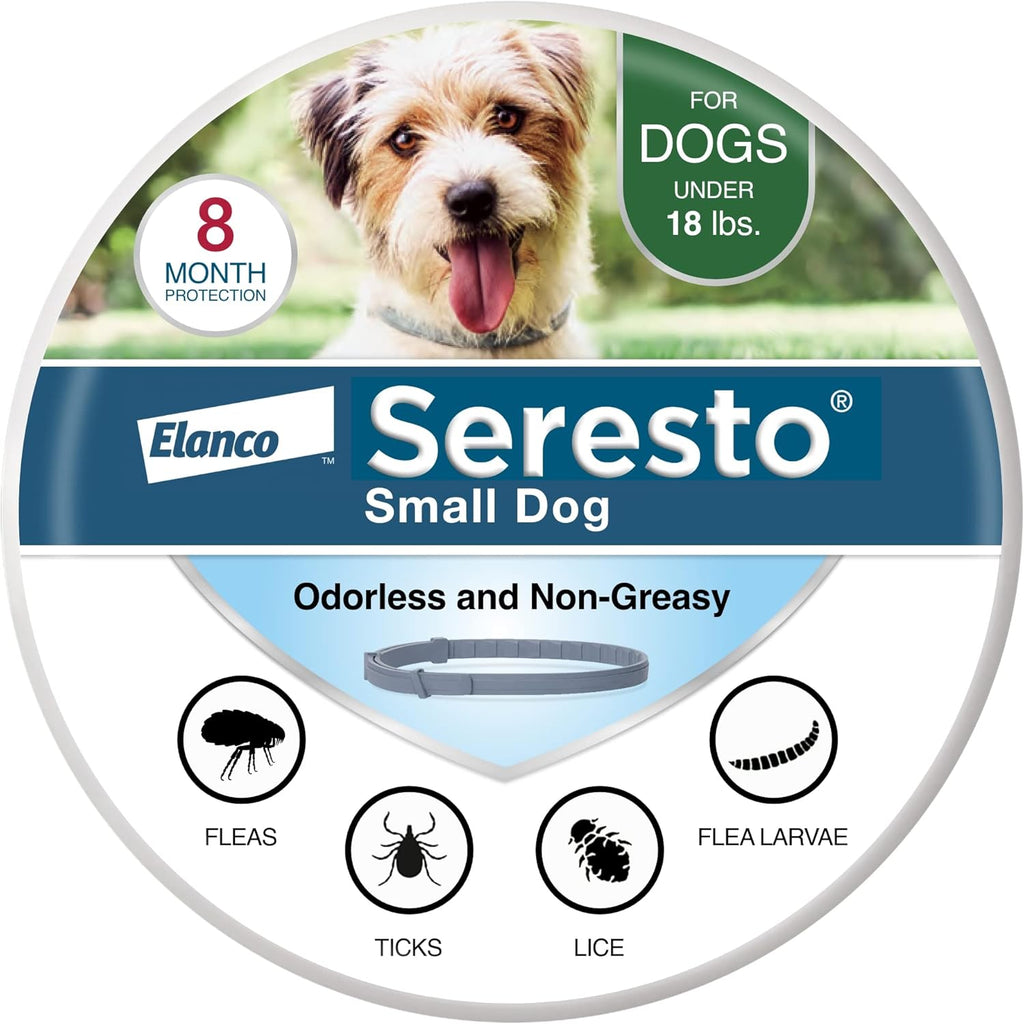 Seresto small dog flea and tick collar front view