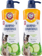 Arm & Hammer for Pets 5-in-1 Dog Shampoo with Conditioner, Deodorizing Oatmeal Dog Shampoo with Aloe, Shea Butter, Baking Soda and Coat Care, Vanilla Sandalwood Scent, 20 Fl Oz - Image 10