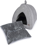Best Pet Supplies enclosed cat cave for small pets side profile