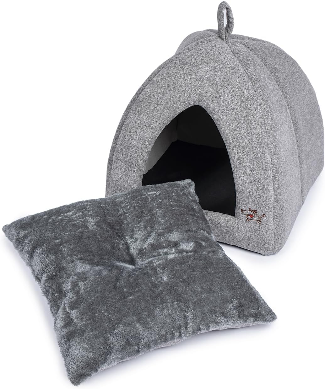 Best Pet Supplies enclosed cat cave for small pets side profile