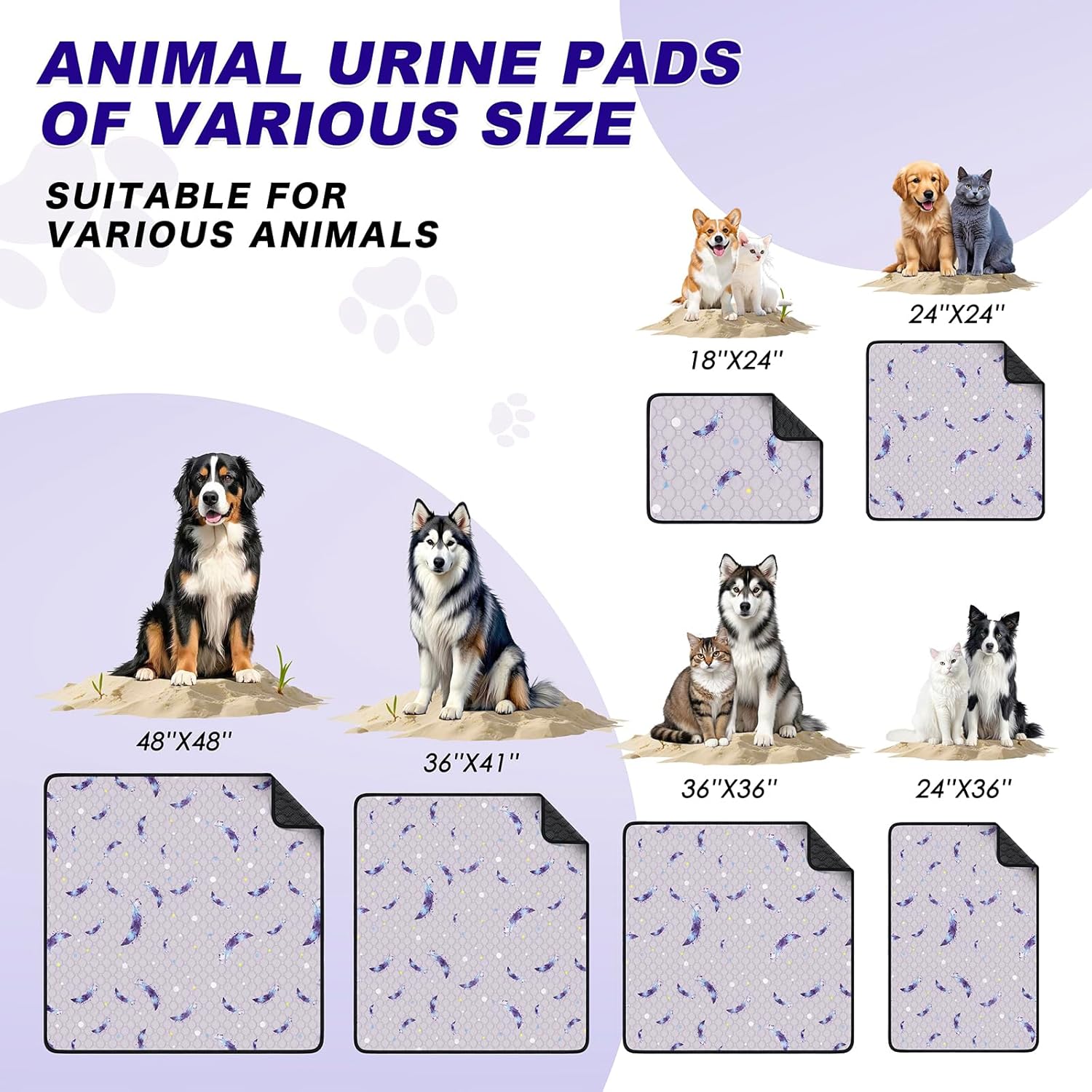 WanpeeGoo leakproof dog pad in a home setting
