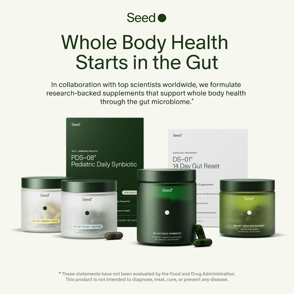 Seed DS-01 Daily Synbiotic lifestyle and wellness setting