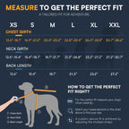 Adjustable pet life preserver with reflective strips side view