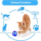 Close-up of the durable polycarbonate material and motion-sensor button of the Sratte pet ball.