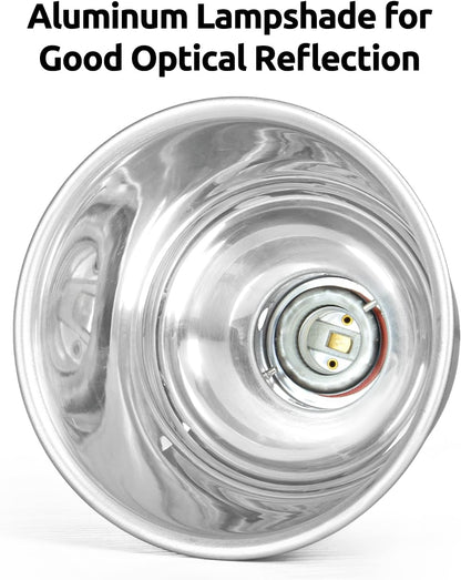 Repti Zoo maximum one hundred watt reptile light fixture side angle profile