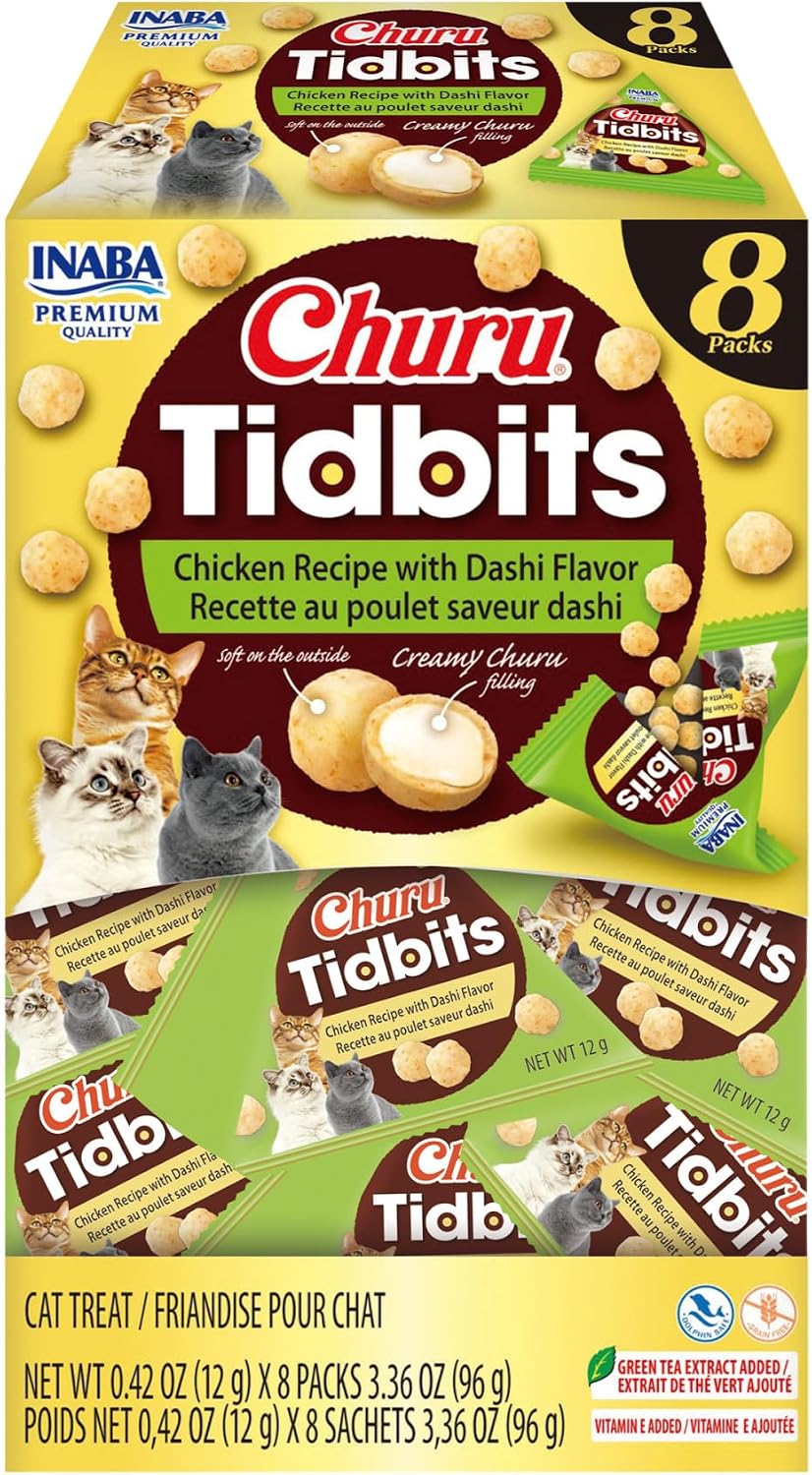 Grain-free cat treat sticks from Inaba in retail box