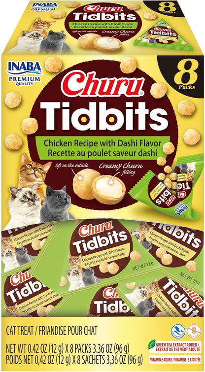 Grain-free cat treat sticks from Inaba in retail box