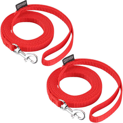 AMAGOOD 6 FT Cat Leash, Strong and Durable Traditional Style Leash with Easy to Use Collar Hook,Cat Lead Great for Cats (3/8 in x 6 ft(Pack of 1), Brown) - Image 15