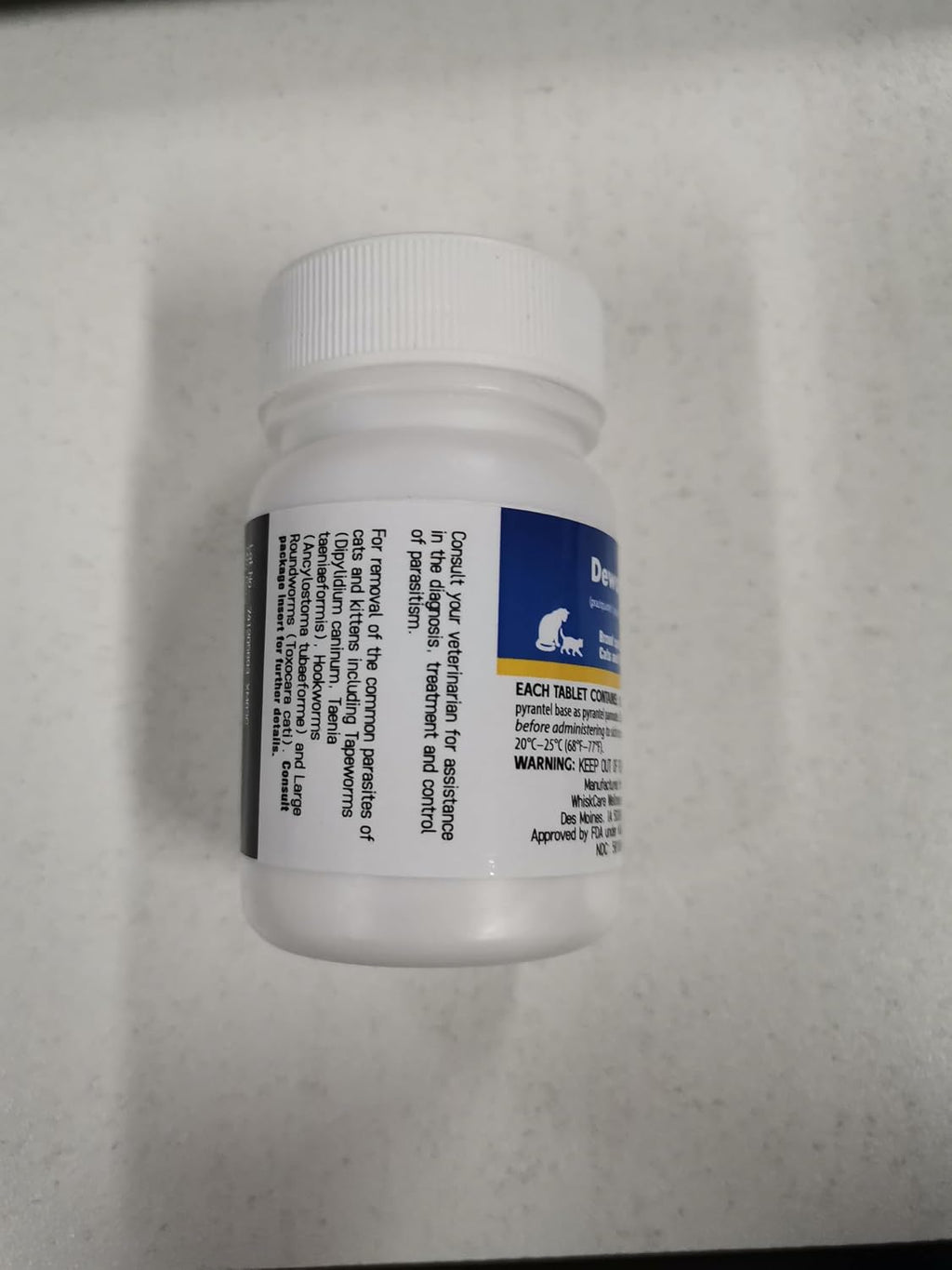 Fifty tablets cat intestinal cleanse deworming formula imported