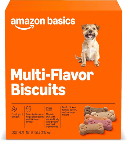 Amazon Basics Crunchy Dog Biscuits Peanut Butter Flavor Dog Treats 5 lb. Box - Image 12