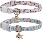 Cat Collar Breakaway, 2 Pack Cotton Kitten Collars with Bells and Removable Charms, Cute Dinosaurs Shaped for Indoor Boy, Girl and Adult Cats - Image 15