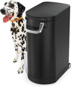simplehuman 35 Liter, 40 lb / 18.1 kg X-Large Pet Food Storage Container for Dog Food, Cat Food, and Bird Feed, Brushed Stainless Steel - Image 12