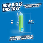 Chuckit! Amphibious Bumper fetch stick for medium dogs on an outdoor field.