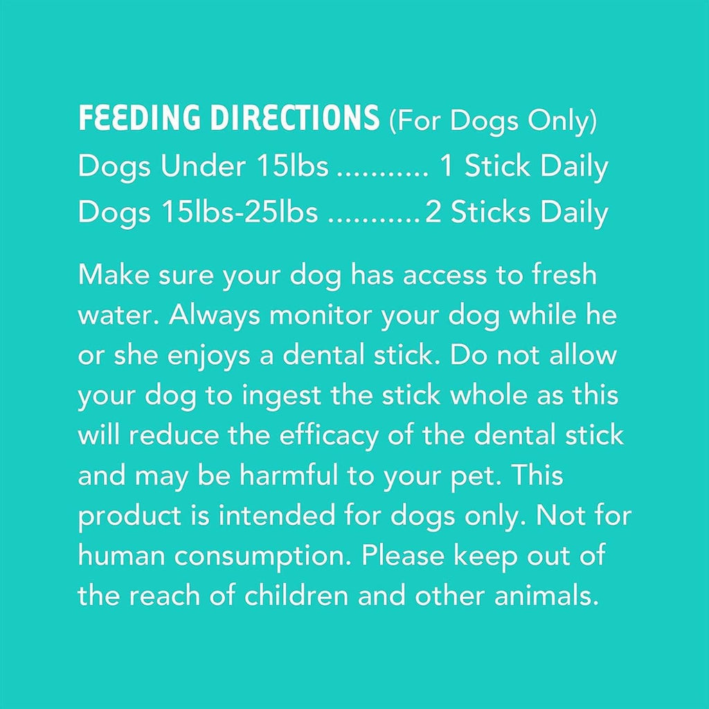 Ingredient label of authentic Iheartdogs Brushy Sticks