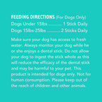 Ingredient label of authentic Iheartdogs Brushy Sticks