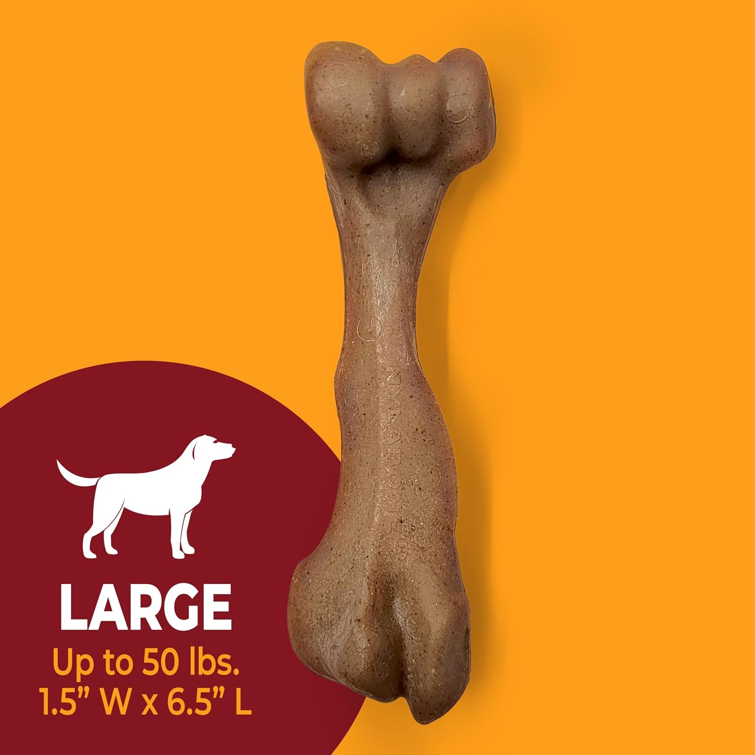 Nylabone Strong Chew Femur Bone side profile