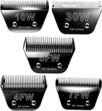 2PCS 7FC Blades Dog Grooming Blades Compatible with Andis Dog Clippers Blades,Dog Clipper Blades Compatible with Oster A5,Wahl km10 Dog Clippers for Animal Dog Cat Horse - Image 12