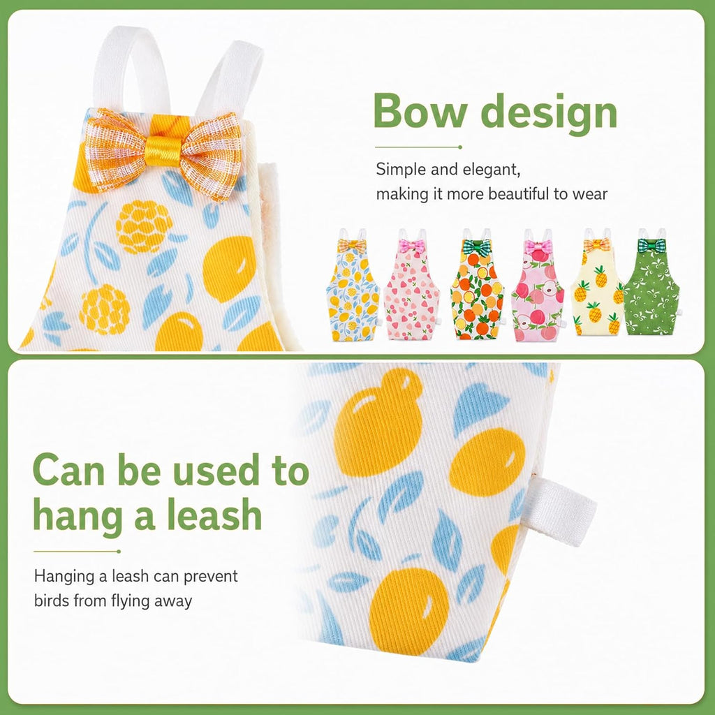 6 Pack Reusable Bird Diapers with 10 Washable Pads - Image 5