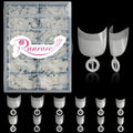 Ranrose short oval nail tips front view product packaging