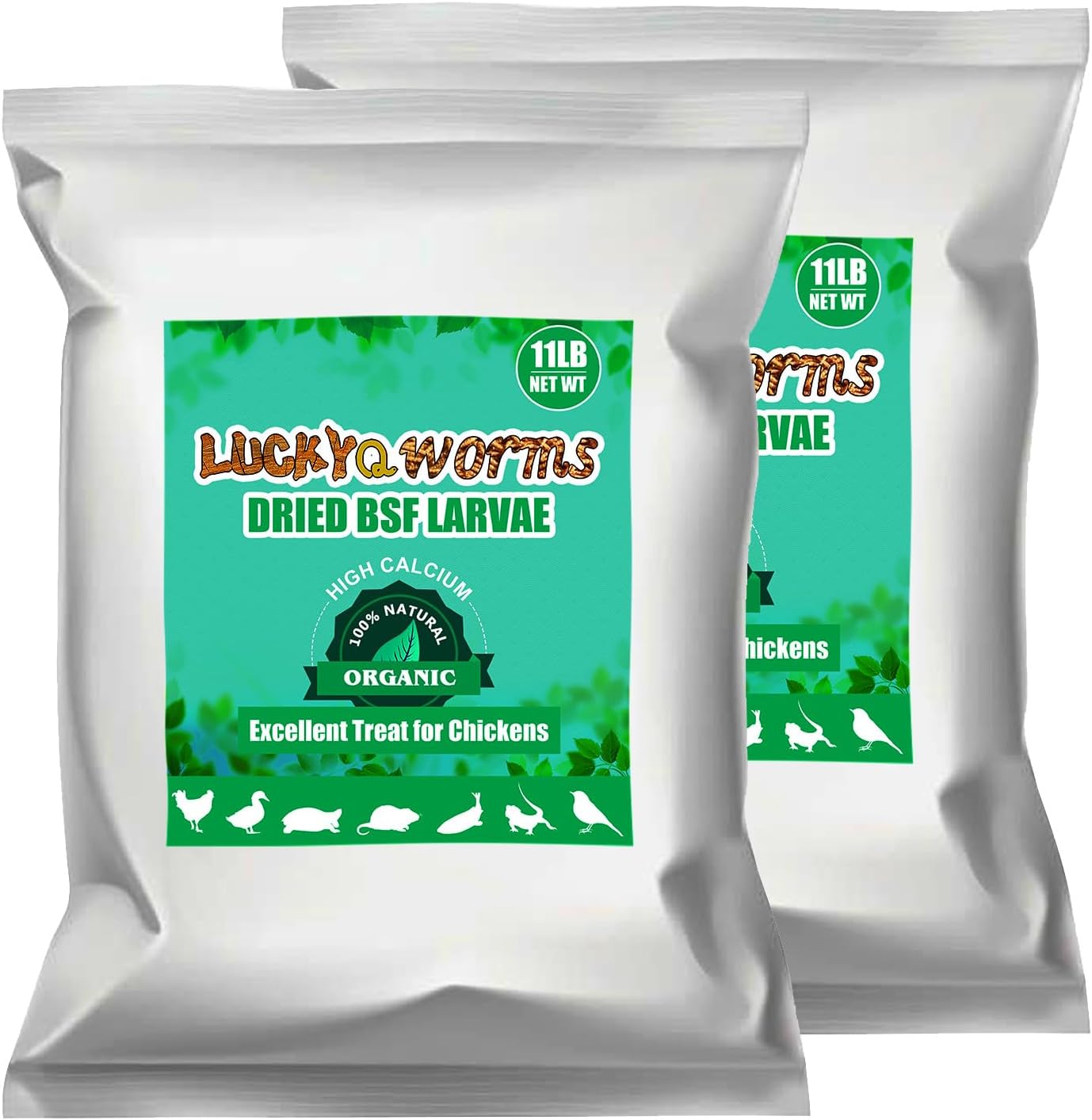 20lbs Mealworms, High-Protein Dried Mealworms for Birds, Chickens, Turtles, Fish, Hamsters and Hedgehogs, Non-GMO and Chemical Free, All Natural Animal Feed - Image 13