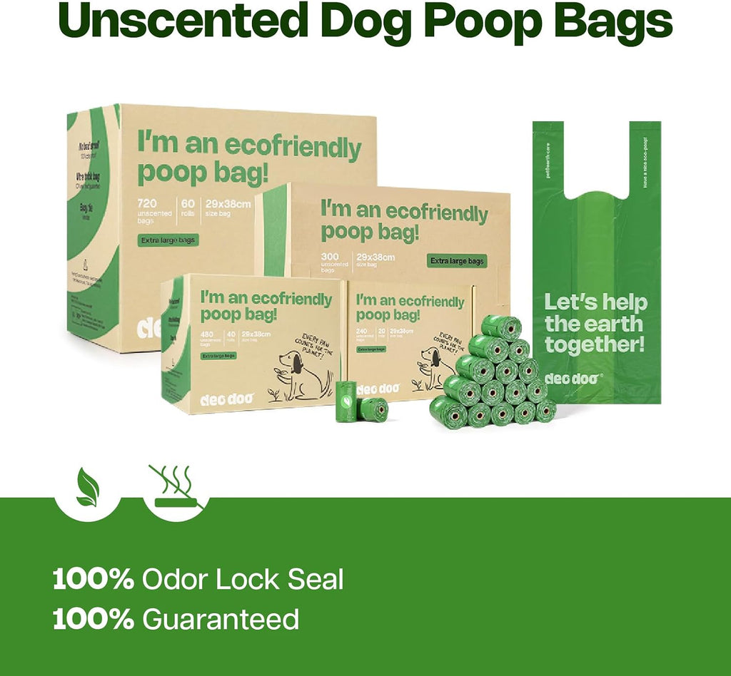 Waterproof and odor proof cat litter disposal bags