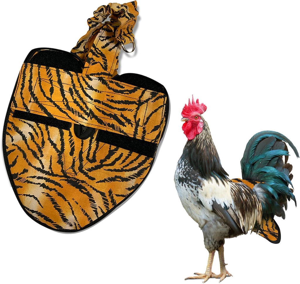 Hen Holster Premium Starter Kit - Bird Diaper, Wrap Around for Hens, Roosters, Ducks - Leak-Proof, Comfortable Bird Harness with Sewn-in Liner, Secure Hook & Loop Closure - Large, Black - Image 11
