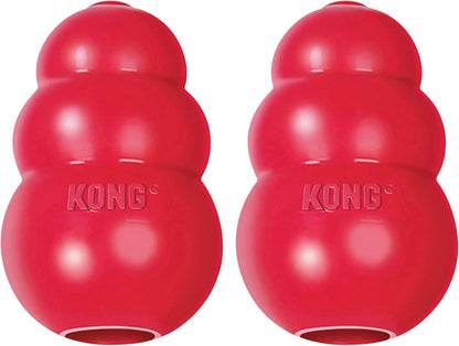 KONG Classic Stuffable Dog Toy - Fetch & Chew Toy for Dogs - Treat-Filling Capabilities & Erratic Bounce for Extended Play Time - Durable Natural Rubber Material - for Large Dogs - Image 11