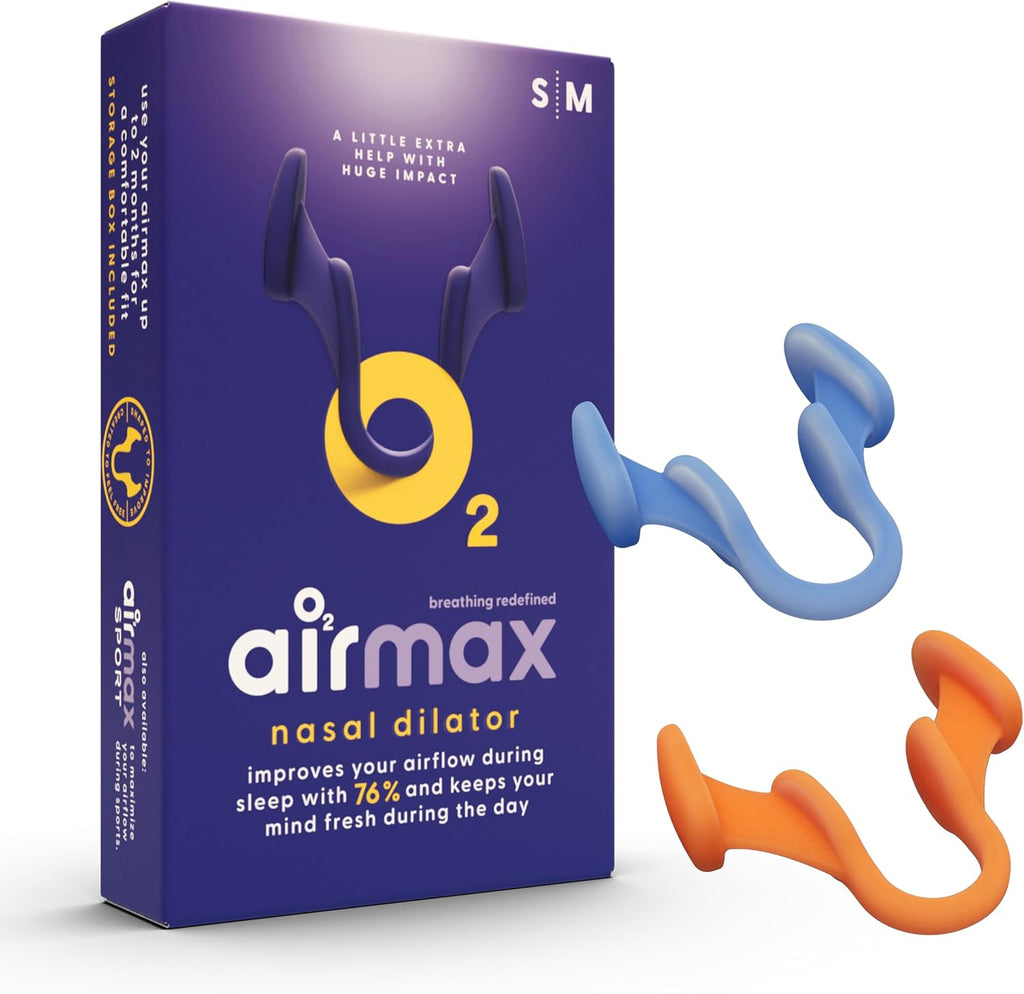 Air Max Nasal Dilators Trial Pack front view for snoring relief