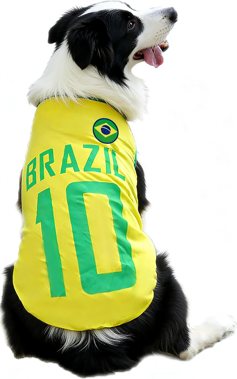 2026 World Cup Shirt for Dog, Soccer Jersey Pet Costume, Dog Jerseys for Small Medium Large Dogs, Football Shirt for Pets Yellow Large - Image 13