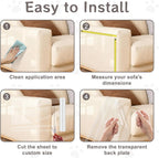 Package contents including tape roll and twist pins