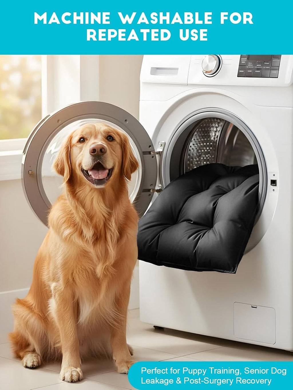 Souyiru dog bed placed inside a metal kennel