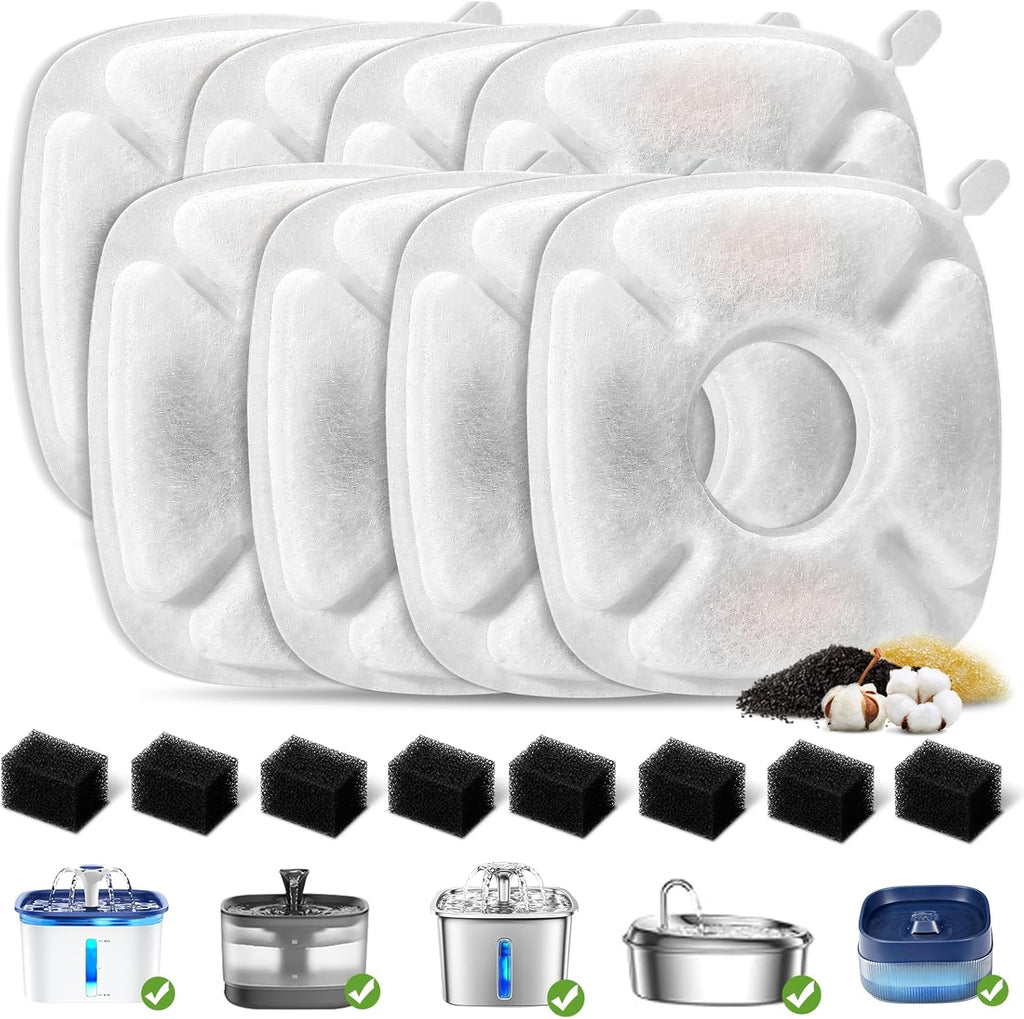Redoso 16 Piece Replacement Filter Set for Veken Pet Fountain