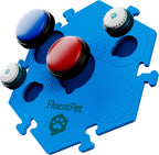 FluentPet Extra Large FlexTiles for Big and Small Buttons - 3-Pack - Holds Big 3.5 1.9" Talking Dog and Cat Buttons - Each Button Mat Securely Holds 6 Buttons - Durable and Non-Slip - Image 9