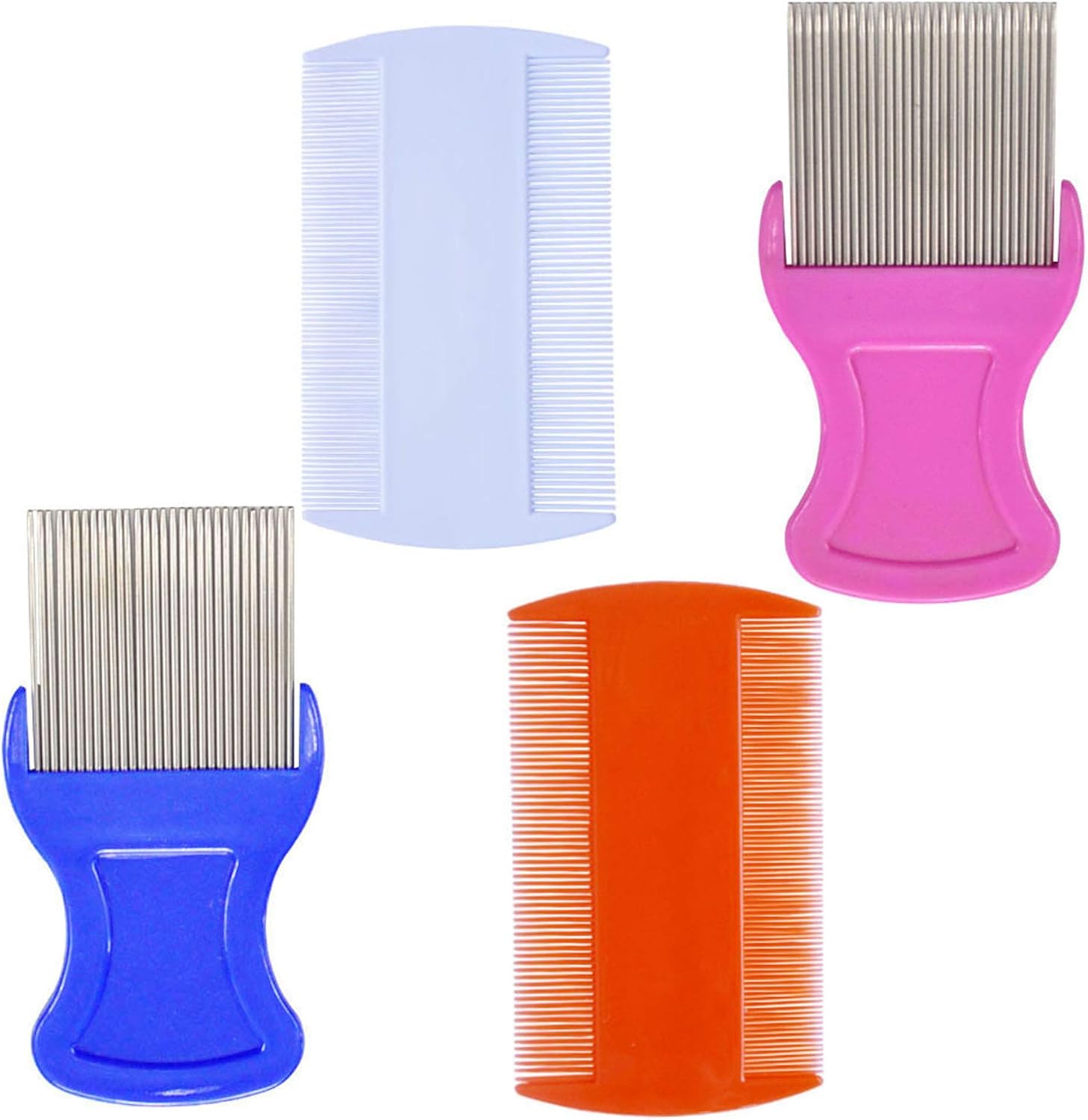 Zyoung 4 piece head hair comb set front view