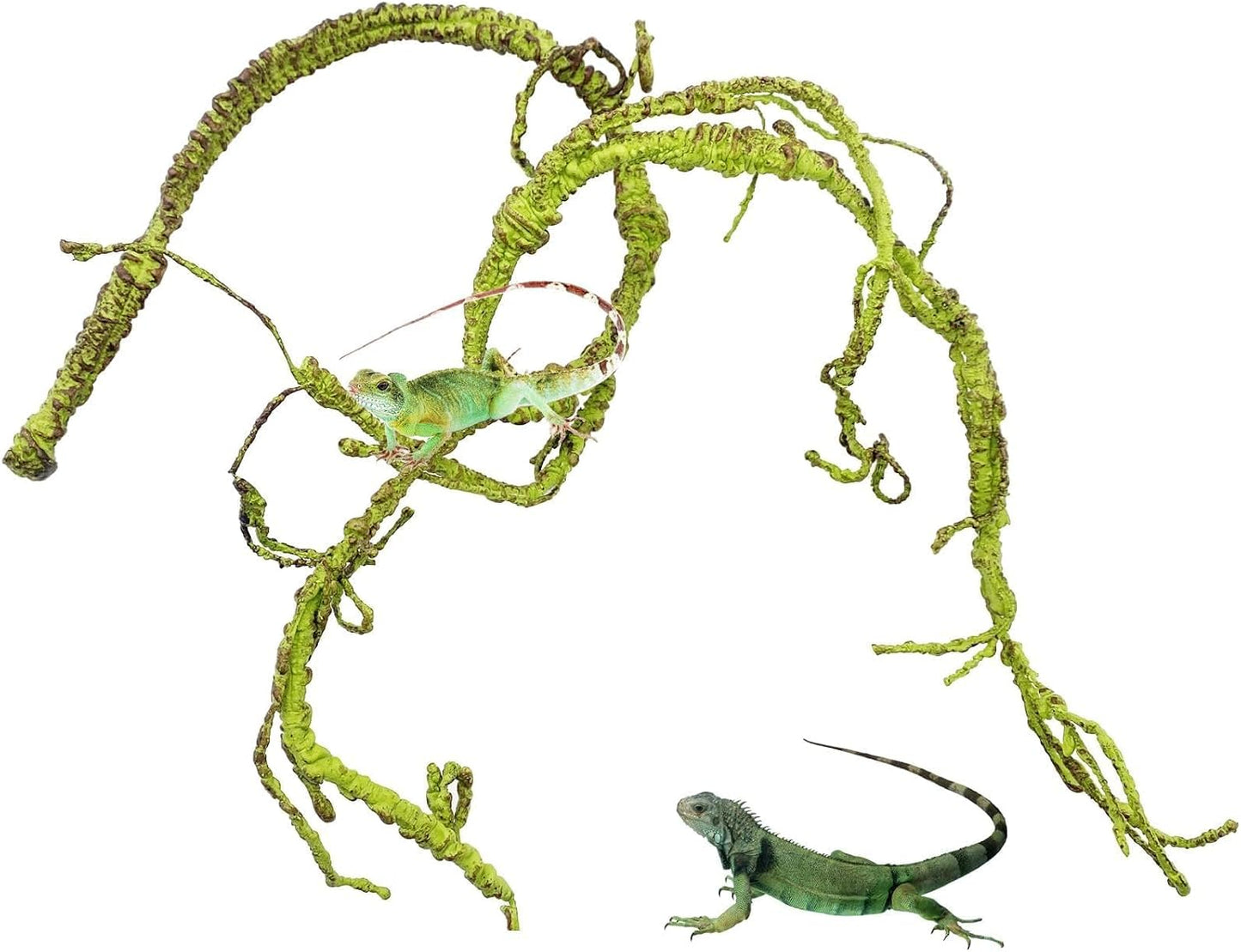 Bnosdm reptile jungle vine front view with moss texture