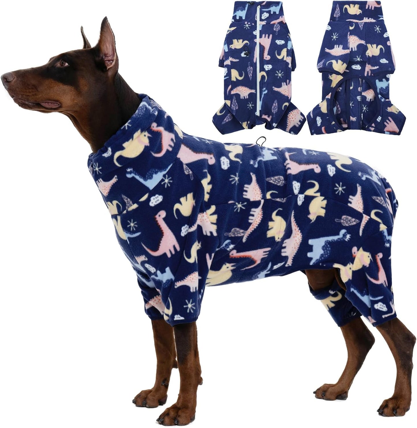 ROZKITCH XS Dog Winter Coat, Pet Windproof Warm Cold Weather Jacket Vest Cozy Jumpsuit Apparel Outfit Clothes for Small Medium Large Dog Walking Sleep XS - Image 11