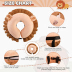 KOOLTAIL soft donut recovery e collar showing adjustable straps and inner ring loops